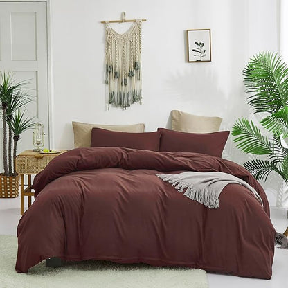 Brick Red Comforter Set King Clay Red Color Bedding Set 3 Pieces Solid Color Women Blanket Set Solid Brick Red Comforter Set King Dark Red Blanket Set Girls Comforter Set
