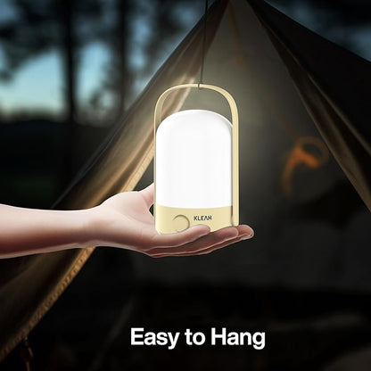 Table Lamp Rechargeable LED Desk Lamp Stepless Dimmer Bedside Table Lamp for Bedroom and Office, Portable Table Lamp for Outdoor & Camping, 360° Eye-Care Lighting & Portable Handle Long-Lasting