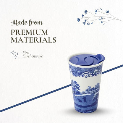 Spode Blue Italian 8oz Travel Mug