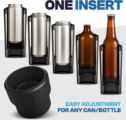 Frost Buddy XL Can Cooler - Fits 12/16/20/24 oz Cans & Bottles (Navy) | Keeps drinks chilled 12+ hrs | No sweat, no condensation | Fits slim & standard cans