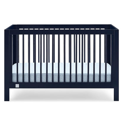 Delta Children babyGap Charlie 6-in-1 Convertible Crib + Brannan Bear Bookcase with Bins + Brannan Bear Wall Shelf with 4 Hooks, Navy (Bundle)