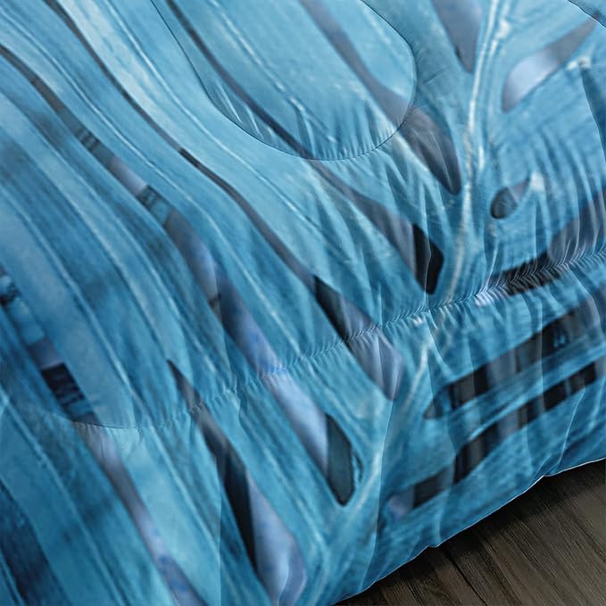CVHOUSE Sea Turtle Bedding Set,Sea Turtle Comforter King,Ocean Bohemia Comforter Set for Boys Kids Girls,Ocean Quilt Set with 1 Comforter and 2 Pillow Cases