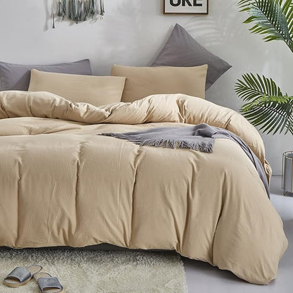 Champagne Comforter Set Full Khaki Bedding Set Lightweight Women Solid Light Champagne Blanket 3 PCs Durable Soft Comforter Set Full Beige Quilts Set Breathable Champagne Bed Comforter Set