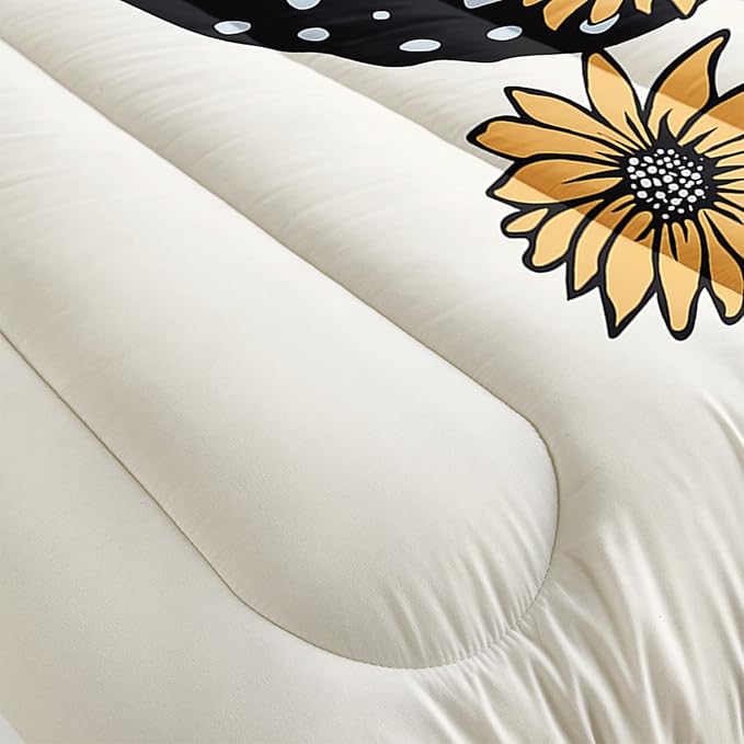 CVHOUSE Butterfly Bedding Set,Butterfly Comforter Queen,Butterfly Comforter Set for Girls Kids Teens,Butterflies Quilt Set with 1 Comforter and 2 Pillow Cases- 3 Piece