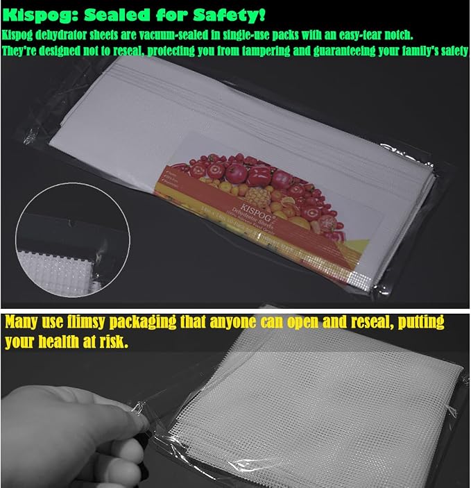 Silicone Dehydrator Sheet for Magic Mill MFD-7100 MFD-7070, 7-Pack 12x13 inch Reusable Drying Tray Liners - BPA-Free Easy Clean - Healthy Snacks - Jerky Herbs Fruit