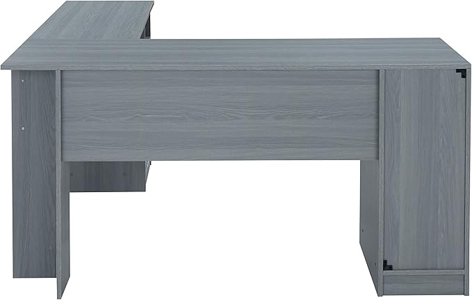 NicBex Laik-DW-00038-DX Desks, 59.5" W x 59.5" D x 29.75" H, Gray