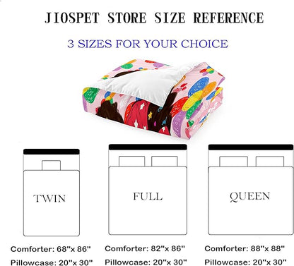 Black Girl Queen Comforter Set Black African American Girls Queen Comforter Set Princess Queen Bedding Set Room Decor Black Girl Kids Queen Bedding Sets for Girls, 1 Comforter+2 Pillowcases