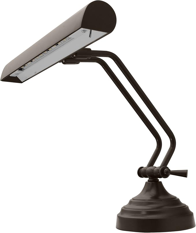 Cocoweb 12 inch Dimmable Multi-Functional Adjustable Toggle Switch LED Piano Desk Lamp - Mahogany Bronze DLED12MBD