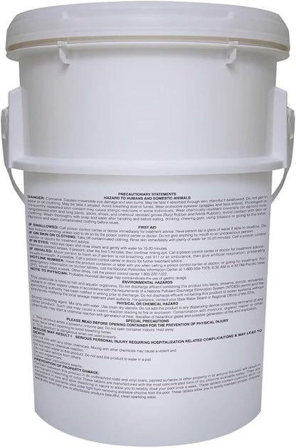 PROFELIZ 3 Inch Pool Chlorine Tablets, Slow-Dissolving Spa Sanitizer Eliminate Bacteria Algae Stabilized Chlorine for Swimming Pools Hot Tubs Spa Treatment (80lbs)