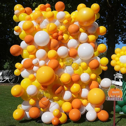 130pcs Burnt Orange Balloons Different Sizes 18" 12" 10" 5" Retro Orange Latex Balloon Garland Arch Kit for Birthday Baby Shower Graduation Wedding Anniversary Party Decorations