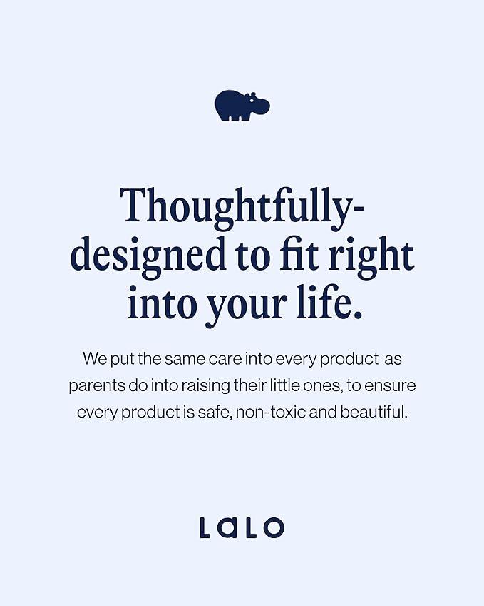 Lalo The Play Chair, Wooden and Non-Toxic Plastic Kids and Toddler Chair - Sturdy Bucket Seat and Easy to Clean Kids Chair with up to 200 lb. Weight Capacity, Set of 2 - Blueberry