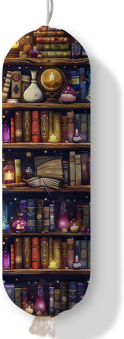 Magic Bookshelf Plastic Bag Holder Dispenser, Plastic Grocery Bag Organizer & Wall Mount Paper Trash Bags Saver Storage for Kitchen Home Pantry Decor, Kitchen Decor Shopping Bags Storage Dispenser