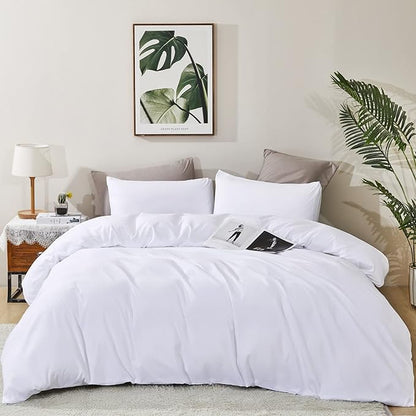 White Comforter Twin White Beddig Soft Durable White Comforter Set Kids Teens All White Twin Comforter Set Lightweight White Blanket Breathable White Twin Bed set Boys Girls Bedding Comforter