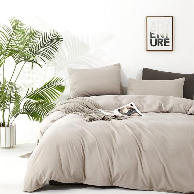 Light Khaki Comforter Set Cal King Size Khaki Comforter 3 Pieces Champagne Color California King Comforter Bedding Set Women Solid Khaki Cal King Bed Comforter Set