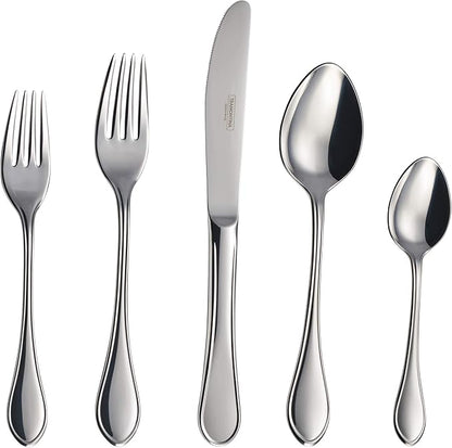 Tramontina 20 Piece Silverware Set - Italy Utensils Set