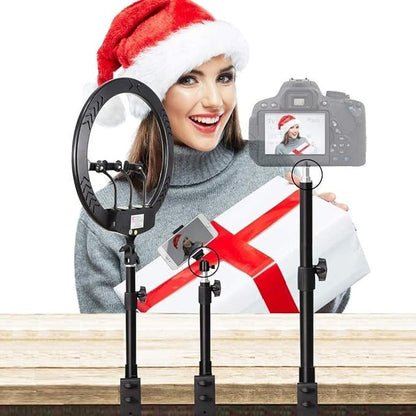 Gaming Light for Desk, Streaming Light with Desk Clamp Stand for Twitch