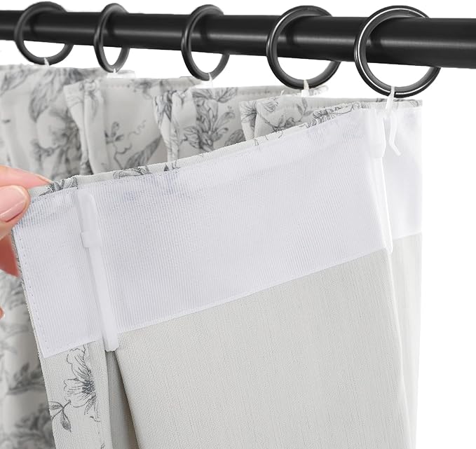 Pinch Pleated Vintage Floral Curtains - Room Darkening Drapes for Bedroom Living Room.2 Panels,150 Inches Wide 84 Inches Long