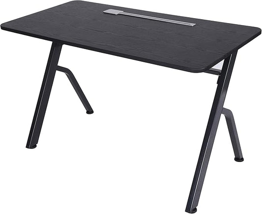 ApexDesk 47" Computer Desk, Modern Simple Style Desk for Home Office, Study Student Writing Desk - Black