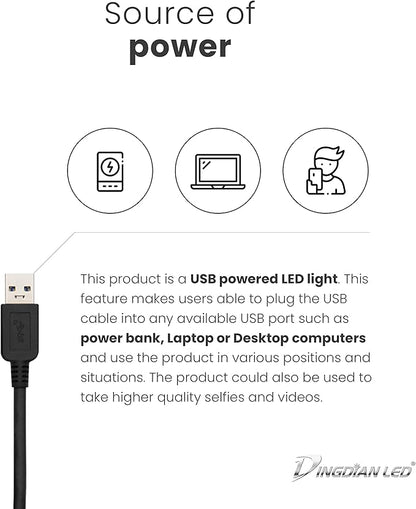 Bi-Colour Light Mode 360 ° Flexible Gooseneck, LED Lighting, Desk Lamp with USB Charging Port, Study Lamp, Clamp Lamp, Office Desk Accessories, Bed Lamp, Clip on Lamp (Silver)