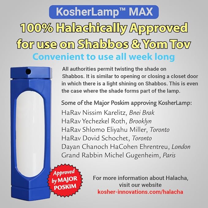 KosherLamp™ Max - Blue by Kosher Innovations™
