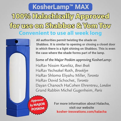 KosherLamp™ Max - Blue by Kosher Innovations™
