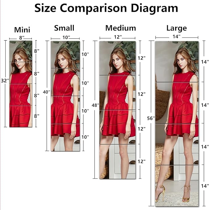 Shatterproof Wall Mirror Full Length for Bedroom, Plexiglass Gym Mirrors For Home, Extra Thick: 0.12 inch, 15.8 x 15.8 inch x 4 Pcs, Workout Mirrors Safe for Kids, Over The Door, Long Wall Mounted