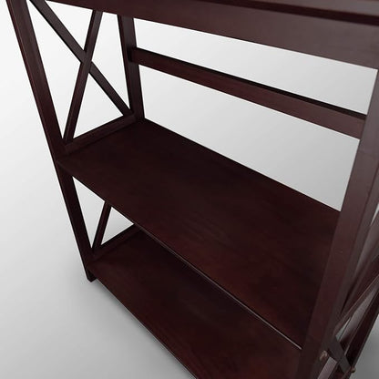 Casual Home Montego 3-Shelf Bookcase, Espresso (New)