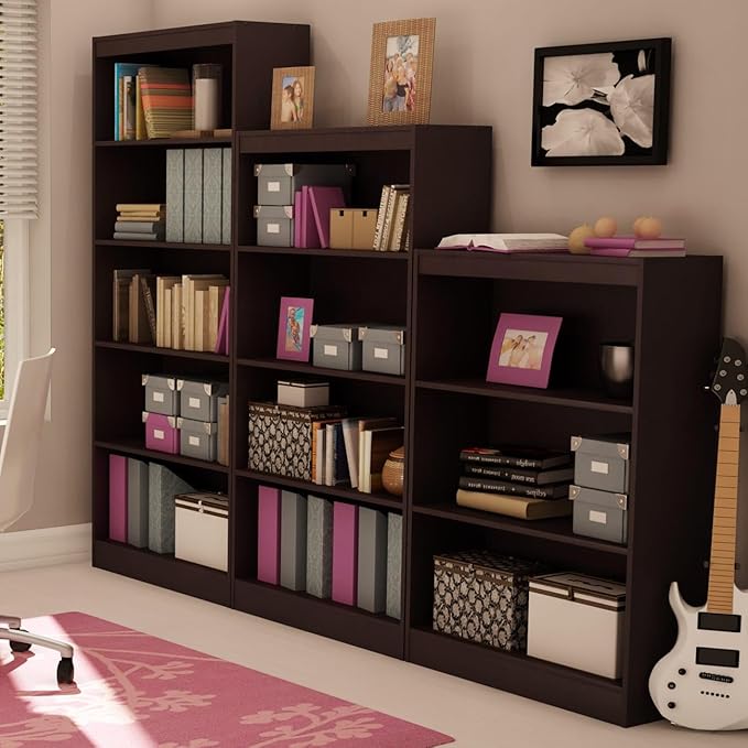 South Shore Axess 5-Shelf Bookcase - Chocolate
