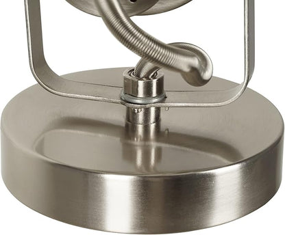 Catalina Lighting 18775-016 Modern Multipurpose Spotlight Desk or Wall Mount Accent Lamp, LED Bulb Included, 6", Brushed Nickel