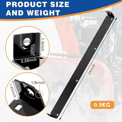 Zonon 2 Pcs 790-00120-0637 Shave Plate for Snow Throwers, Replaces 753-0625, 784-5581, 790-00120, 784-5581a and 784-5581a-0637 (24”)