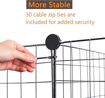 HOMIDEC Wire Cube Storage, Storage Shelves 6 Cube Bookshelf Bookcase Closet Organizer and Storage, Wire Storage Shelves Multi-Use DIY Storage Cube Shelf for Books, Toys, Clothes, Tools