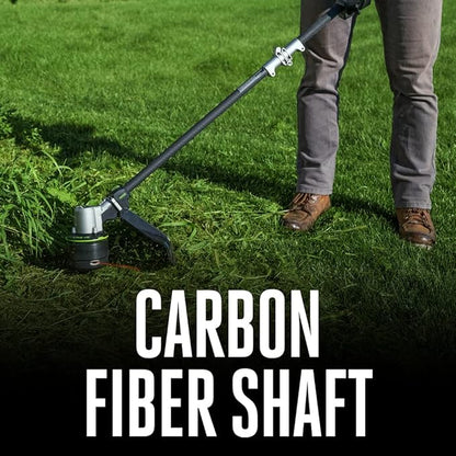 EGO POWER+ String Trimmer, Battery Powered, 16" Trimmer for Weeds and Grass with POWERLOAD, LINE IQ, Telescopic Carbon Fiber Shaft, Includes 56V 4.0Ah Battery and Charger - ST1623T