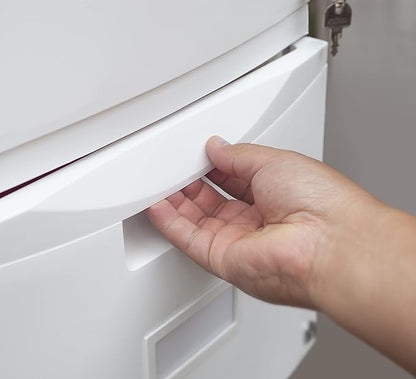 Storex 61271B01C File Cabinet, 1-Pack, White