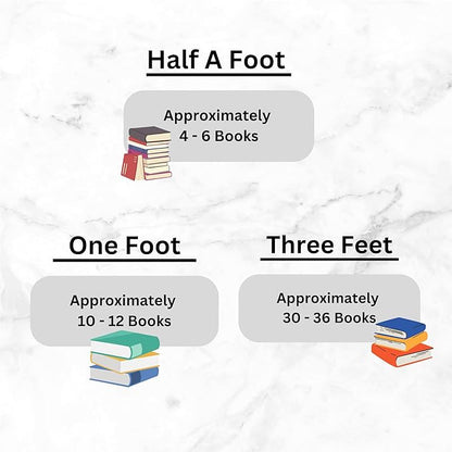 Curated Decorative Books Hardcover Décor Books for Home Décor, Choose Color, Interior Design, Office, Wedding Display, Instant Library, or Staging (Half Foot, Blue)