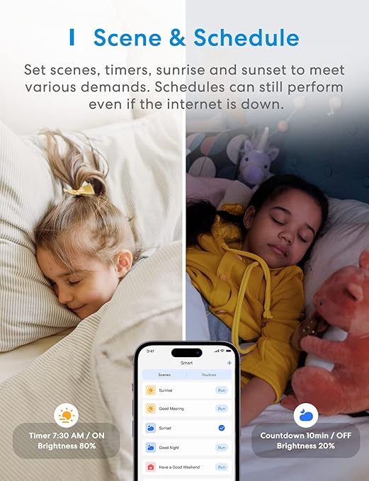 meross Smart Dimmer Switch, Single Pole WiFi Light Switch Works with Apple HomeKit, Alexa, Remote/Voice Control and Schedule, Neutral Wire Required, 2.4GHz WiFi Only, No Hub Required, 2 Pack