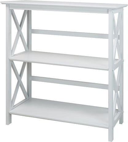 Casual Home Montego 3-Shelf Bookcase, White (New)