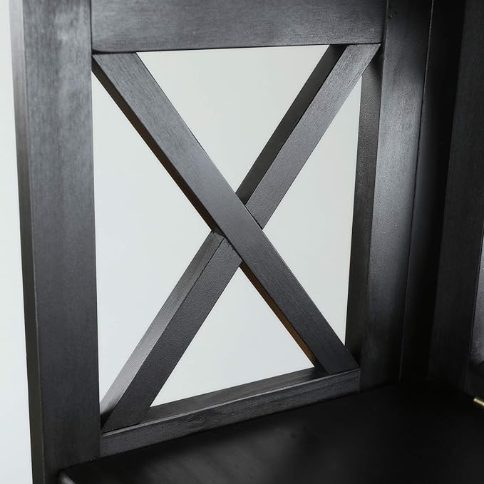 Casual Home Montego 5-Shelf Bookcase, Black (New)