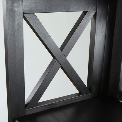 Casual Home Montego 5-Shelf Bookcase, Black (New)