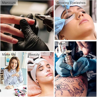 Half Moon Nail Desk Lamp, 48W Manicure LED Light for Nails, 3360 Lumen Stepless Dimming with Wire Controller, 3 Light Modes Nail Light for Desk, Arch Light for Nail Techs