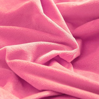 Fluffy Faux Fur hot pink Comforter Cover Set Queen - Ultra Soft Plush hot pink Bedding Sets 3 Pieces (1 fluffy duvet cover + 2 Faux Fur Pillow case) Cute hot pink Bed Set (Hot pink, Queen)