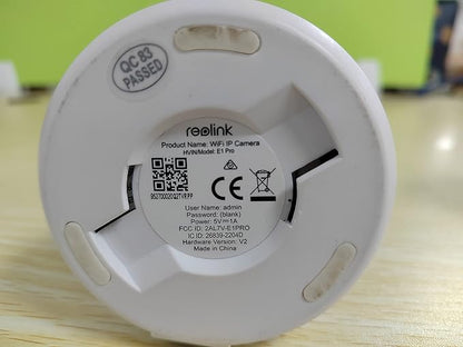 REOLINK Indoor Security Camera E1 Pro(Black), 4MP Plug-in Pet Camera Support 2.4/5 GHz WiFi, 360 Degree Auto Tracking Baby/Dog Monitor, Person/Pet Detection, Night Vision, 2 Way Audio, Local Storage