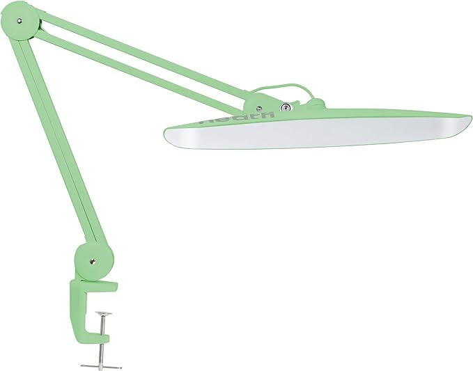 Neatfi XL 2,200 Lumens LED Task Lamp, 24W Super Bright Desk Lamp, 117 Pcs SMD LED, 4 Level Brightness, Dimmable, Task LED Light for Home, Office, Workbench (Non-CCT, Midnight Green)