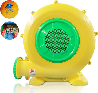 Air Blower, QILEBA Powerful Bounce House Blower for Inflatables, Portable Inflatable Bubble House Blower Fan Pump for Spray Booth, Bouncy Castle, Jumper, Water Slid, Blower Corded (1100W)