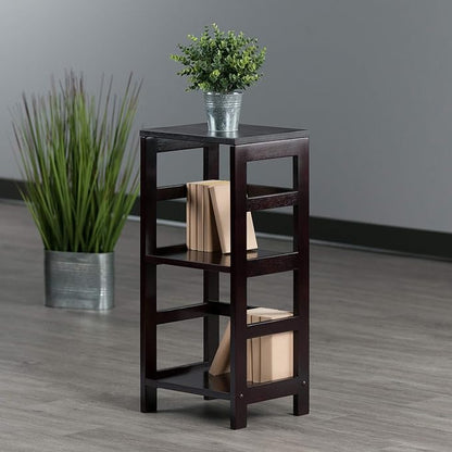 Winsome Leo Model Name Shelving, Tall, Espresso
