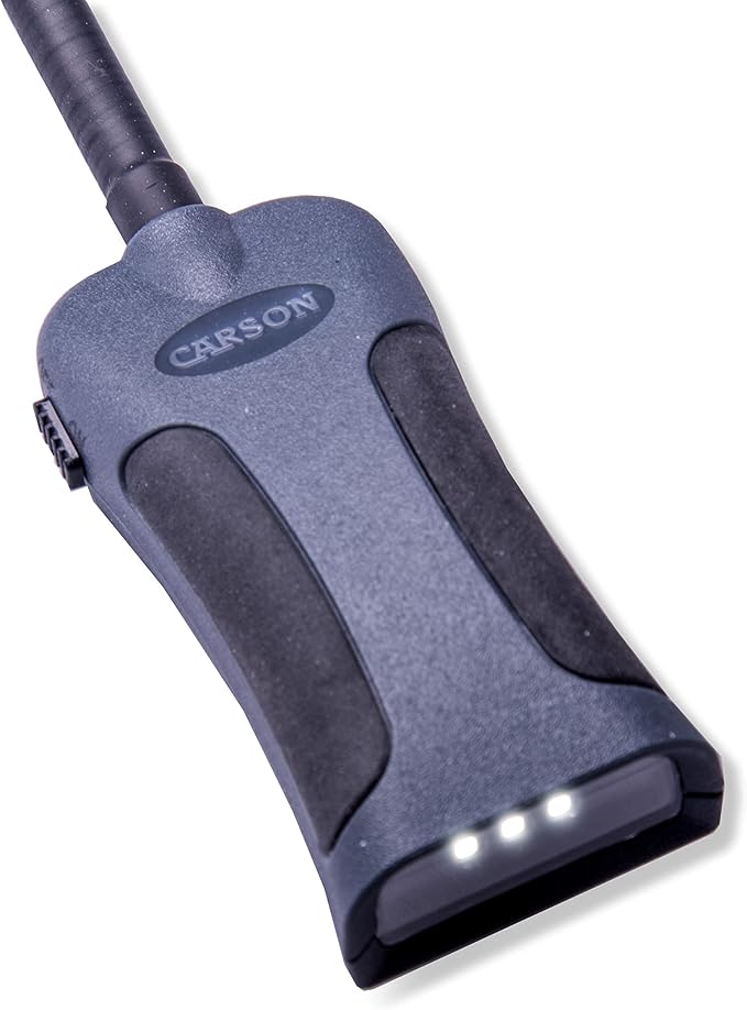 Carson BoaMag 2.5x LED Lighted Flexible Neck Magnifier and Flashlight (SM-22)