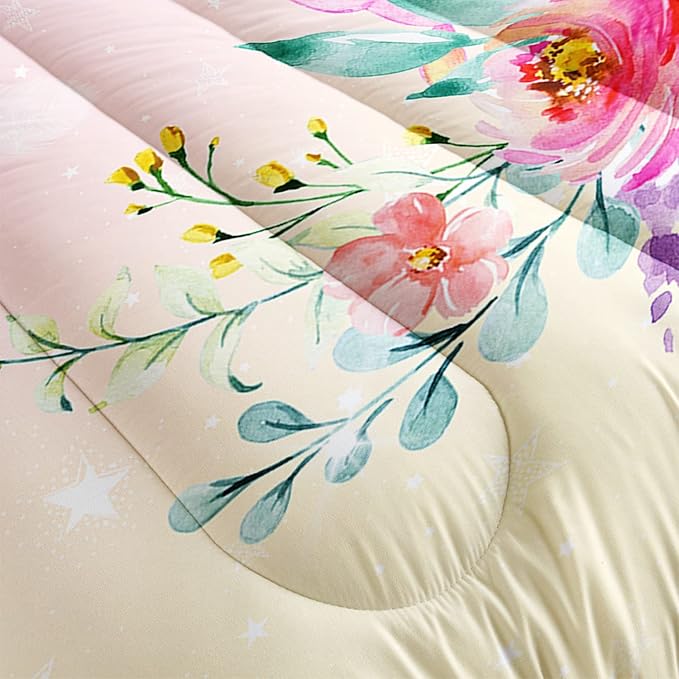 CVHOUSE Butterfly Comforter Set,Luxurious Blue Butterfly Bedding Set for Kids Teens,Blue Butterflies Comforter Butterflies Duvet Set Room Decor Quilt Set Queen Size