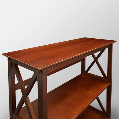 Casual Home Montego 3-Shelf Bookcase, Walnut (New)