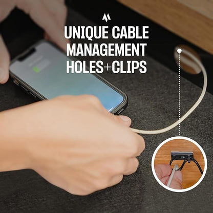 Under Desk Drawer For Desk, Standing Desk Drawer Attachment Under Desk Drawer Slide Out, Carbon Steel Office Drawers Under Desk Pull Out Undermount Drawer, Sliding Underdesk Drawer - 21.5*14*2.8 in