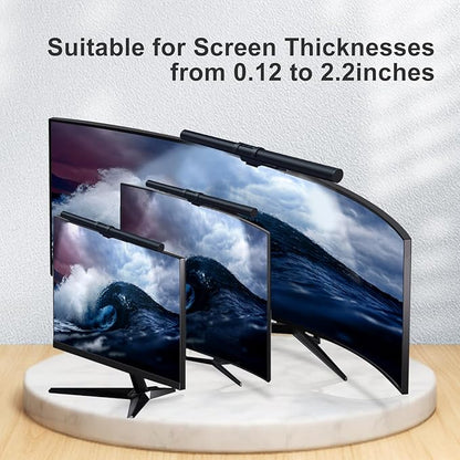 Induction Monitor Light with Sensor, Monitor Light Desk Lamp with Touch and Sensor Control, No Screen Glare Dimmable Monitor Lamp Computer Light Bar for Screen/Home/Office