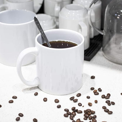 BYCNZB 22oz white Super Large Ceramic Coffee Mugs Large Handles Set of 4
